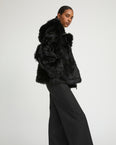 Short Toscana lambskin shearling parka