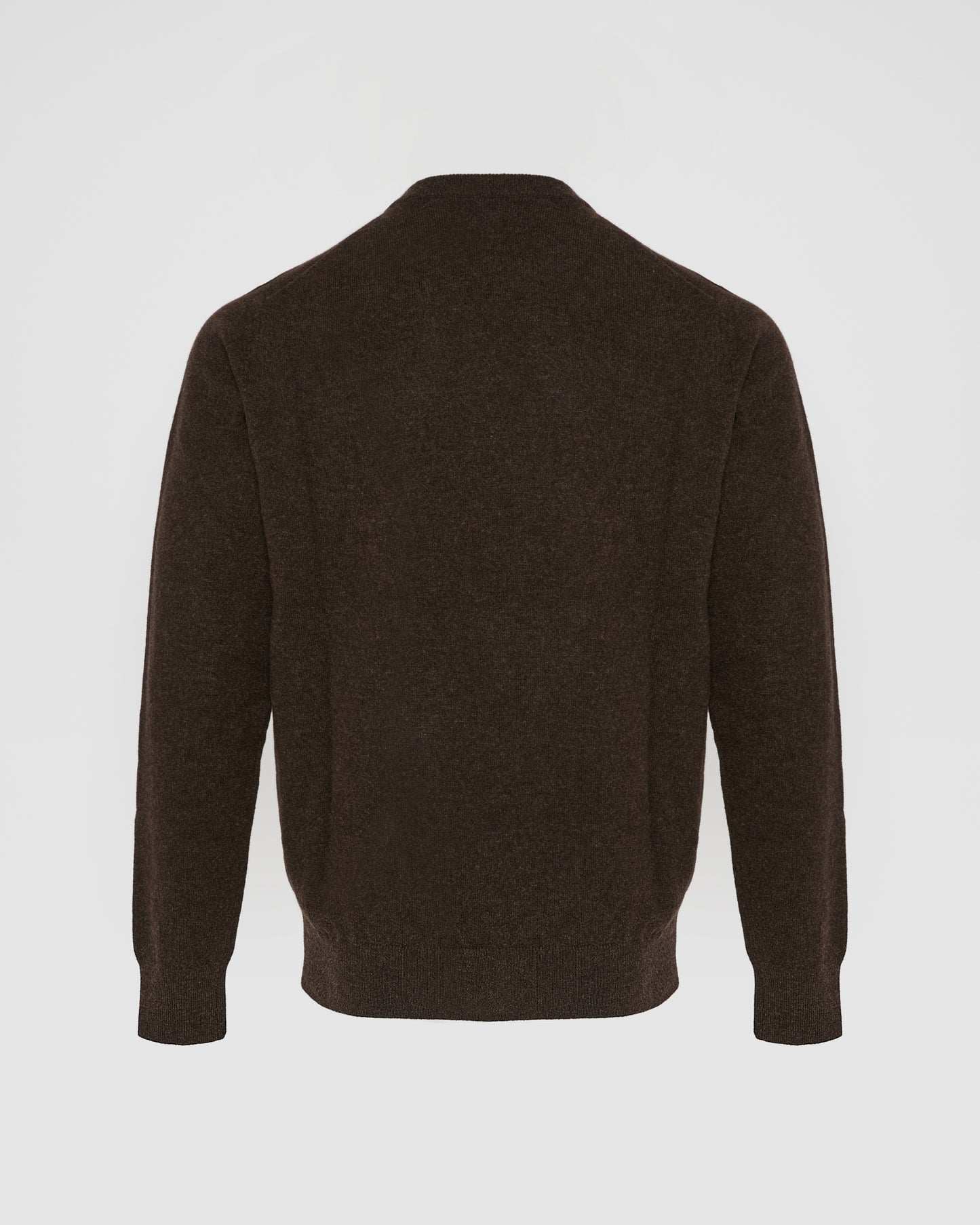 Crew neck knit jumper in 100% cashmere