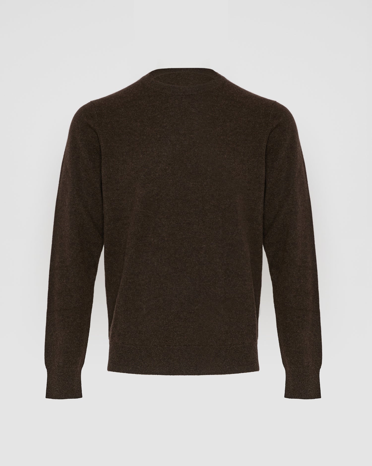Pull crew neck en maille 100% cachemire -Yves Salomon