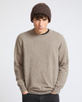 Pull crew neck en maille 100% cachemire
