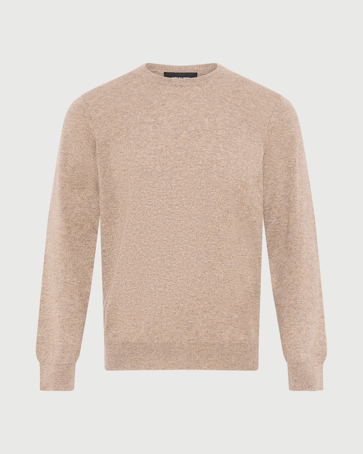 Pull crew neck en maille 100% cachemire
