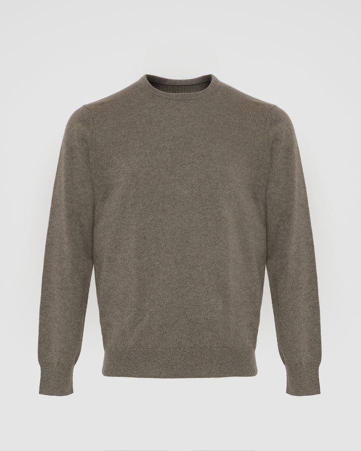 Pull crew neck en maille 100% cachemire