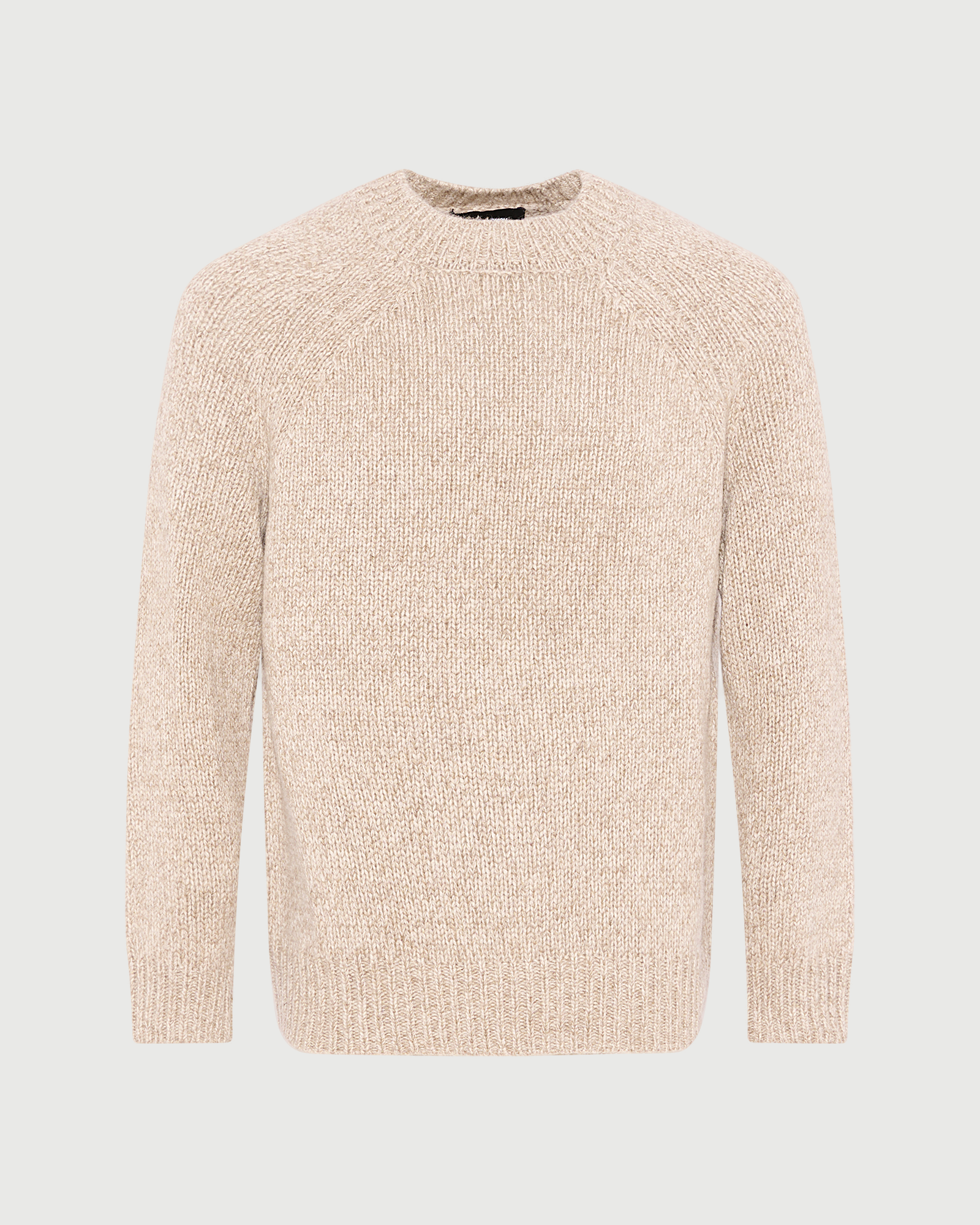 Pull crew neck en maille épaisse 100% cachemire- Yves Salomon - Nouvelle collection Automne Hiver