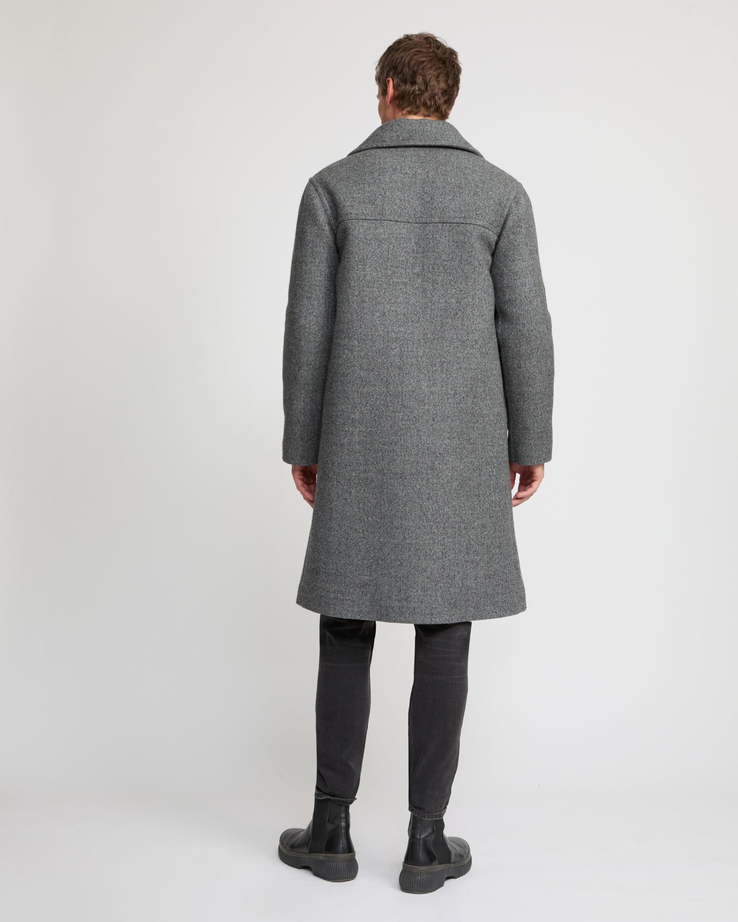 Woollen fabric coat