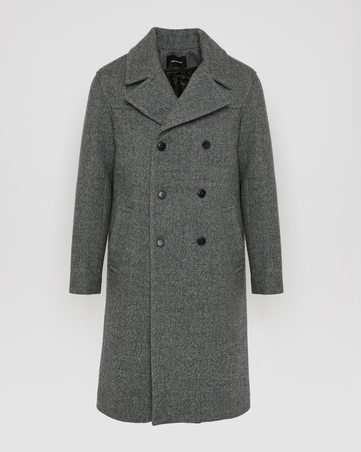 Woollen fabric coat