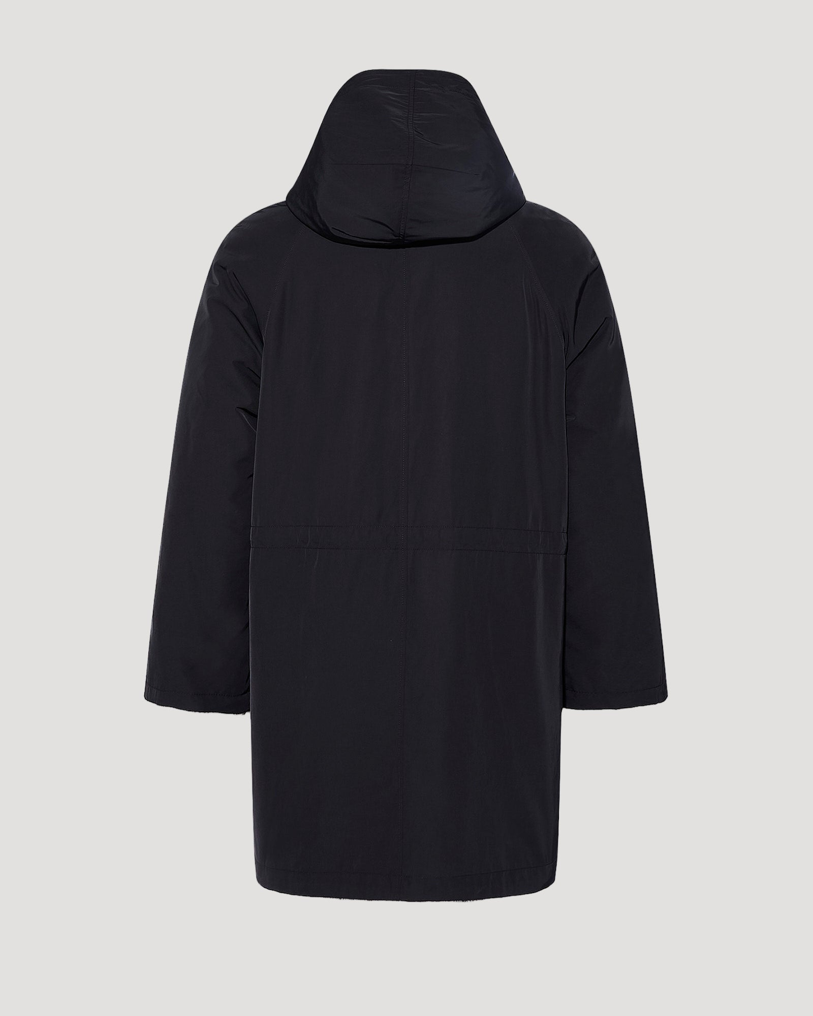 Parka longue réversible en tissu technique déperlant avec fourrure de vison -Yves Salomon