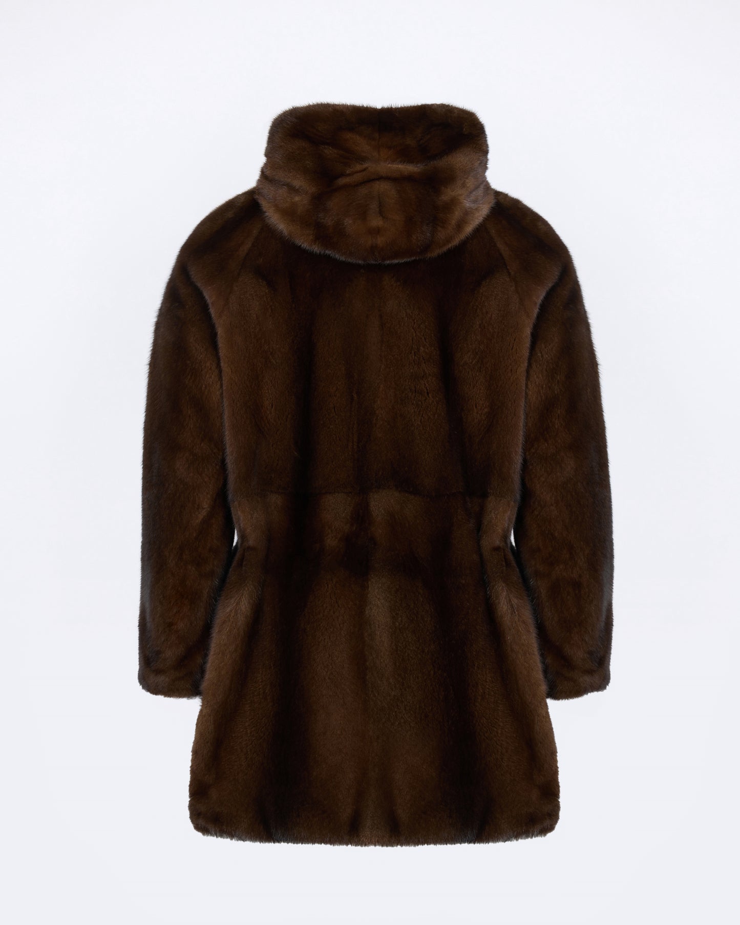 Parka réversible en fourrure de vison long poil et tissu technique - Yves Salomon - Nouvelle collection Automne Hiver