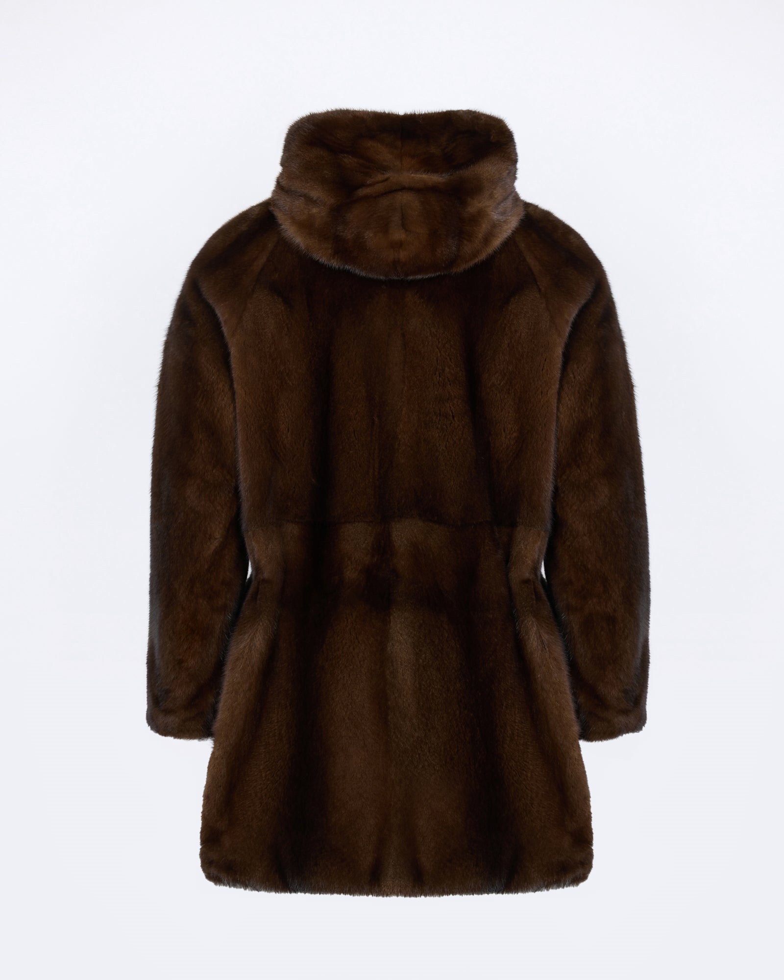 Parka réversible en fourrure de vison long poil et tissu technique - Yves Salomon - Nouvelle collection Automne Hiver