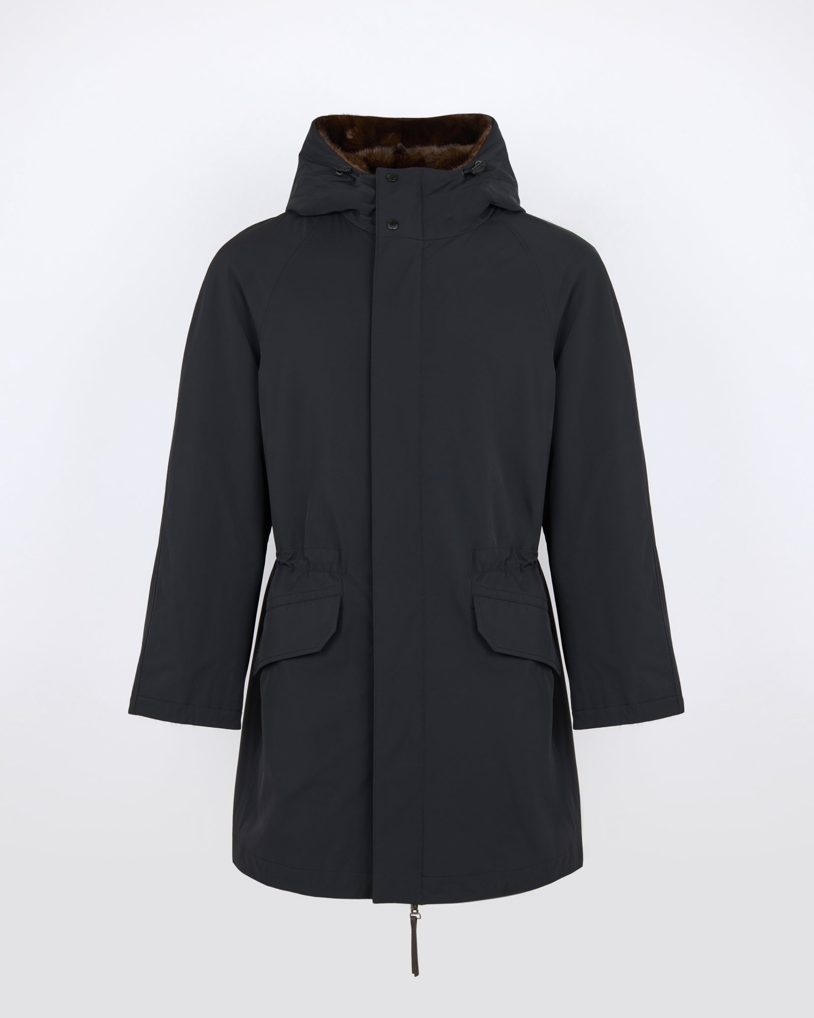 Parka réversible en fourrure de vison long poil et tissu technique - Yves Salomon - Nouvelle collection Automne Hiver
