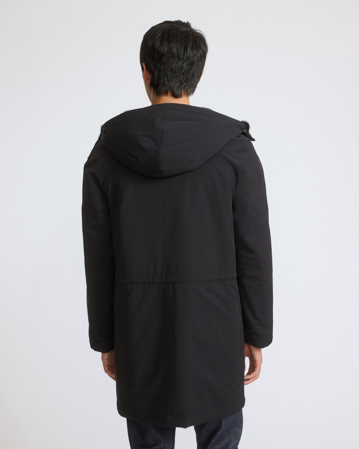Parka réversible en fourrure de vison long poil et tissu technique - Yves Salomon - Nouvelle collection Automne Hiver