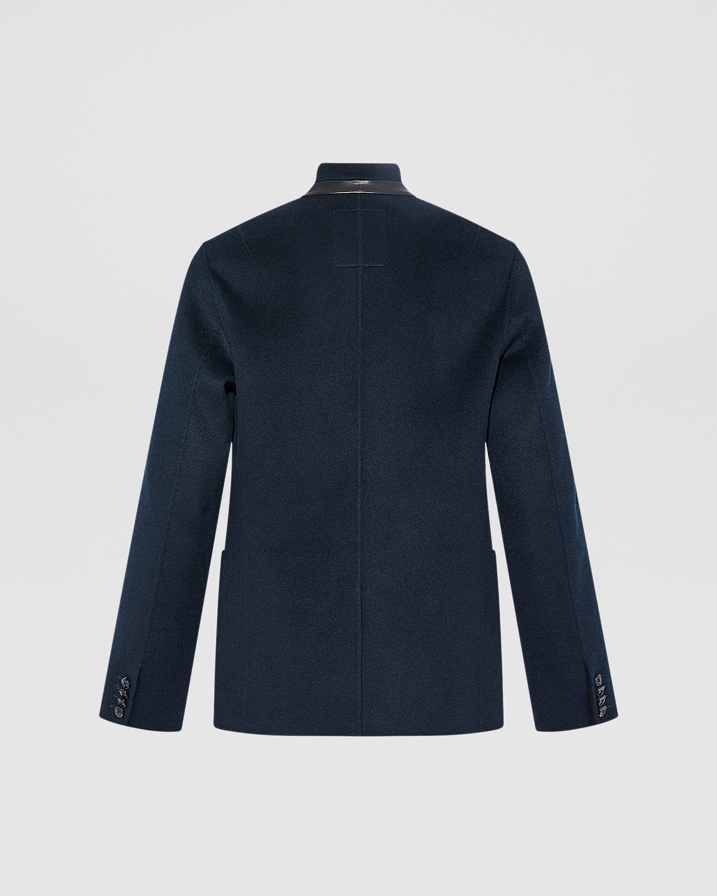 Double-sided wool-cashmere blazer