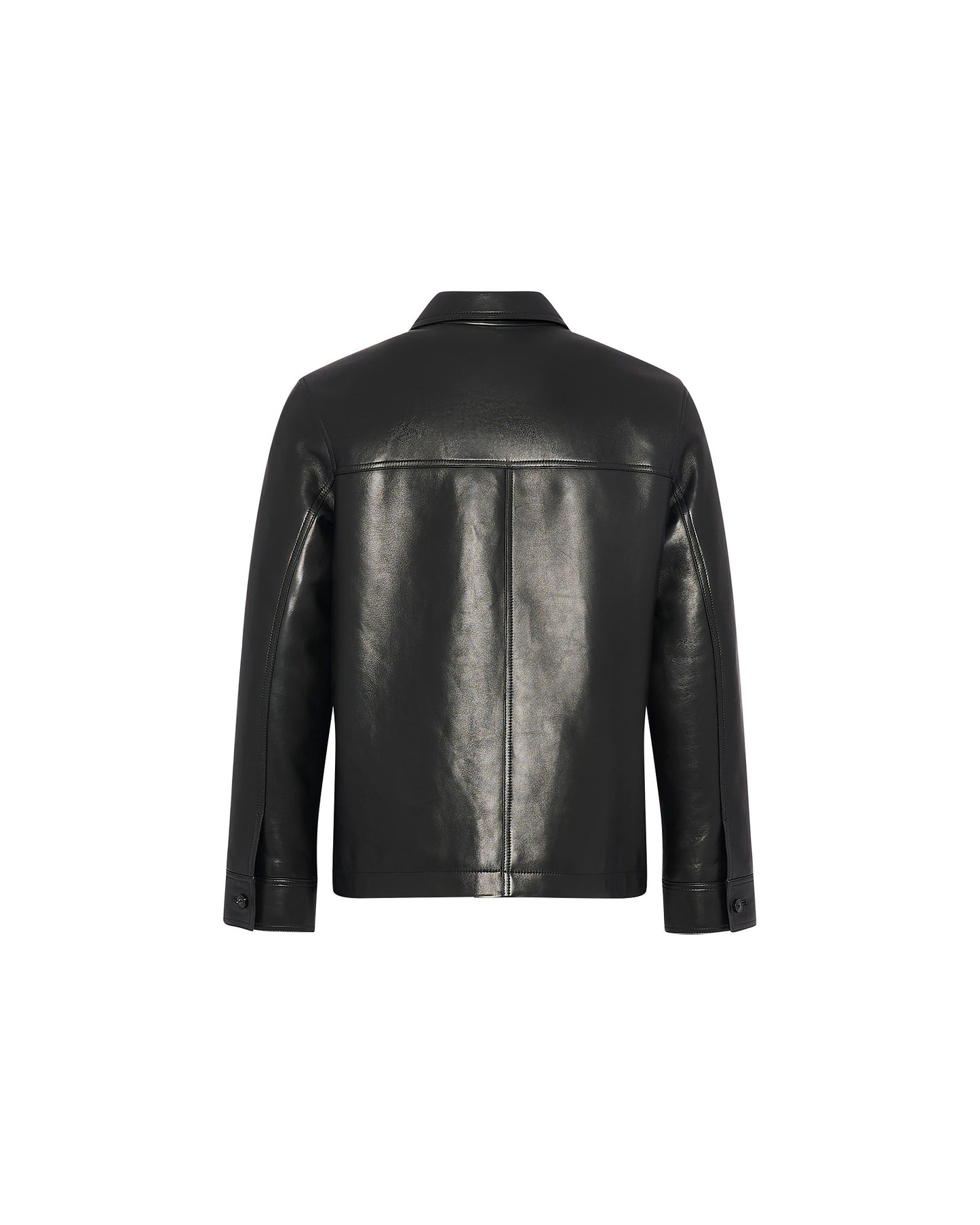 Veste en cuir d'agneau