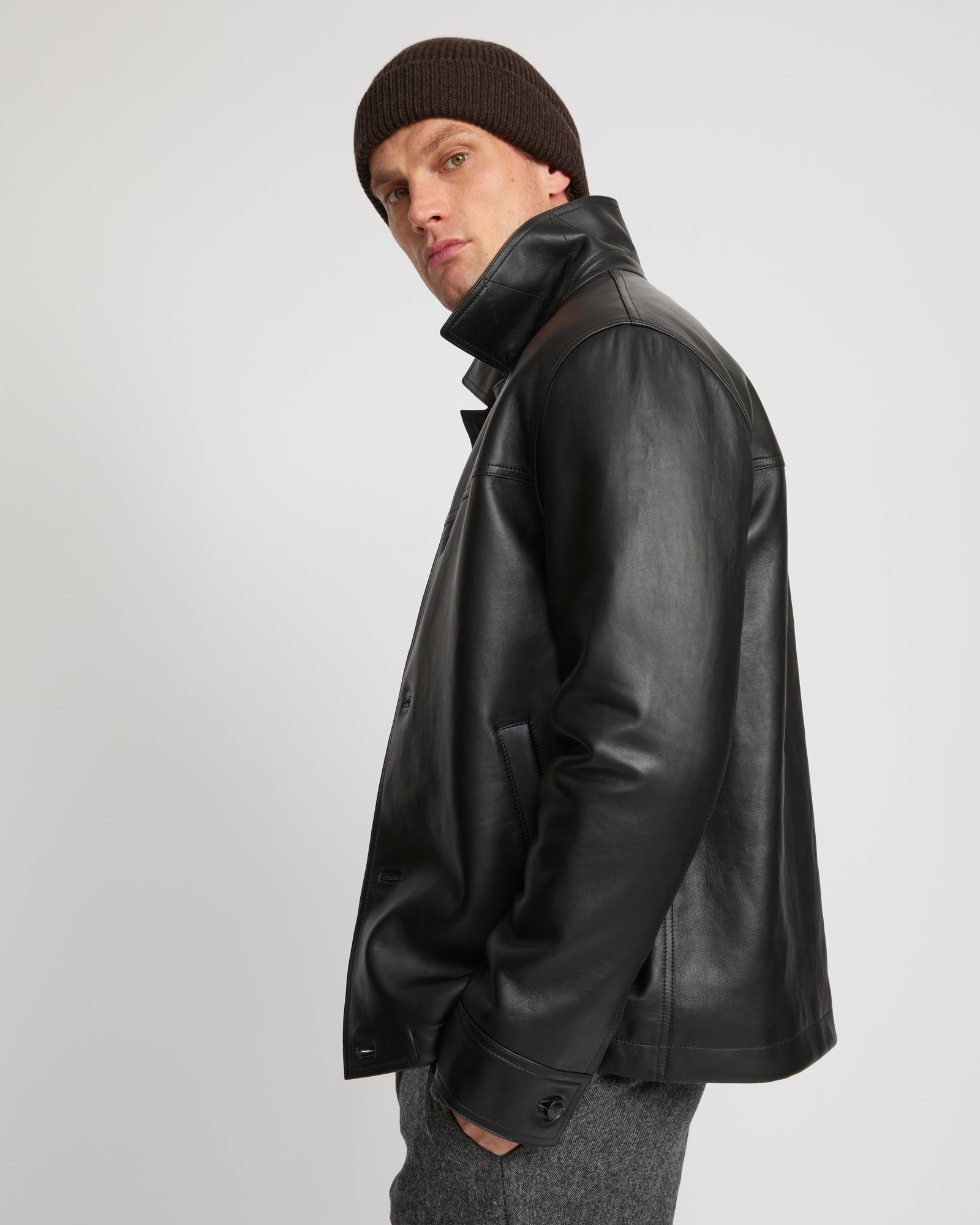 Lamb leather jacket – Yves Salomon