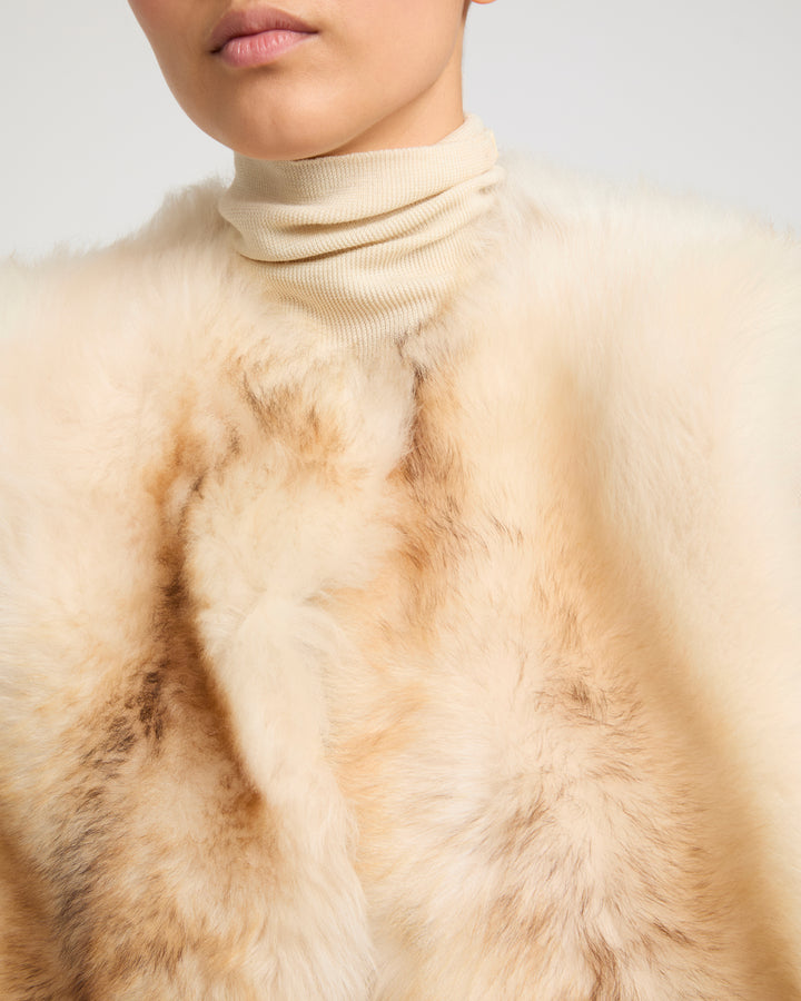 Long Toscana Shearling Vest