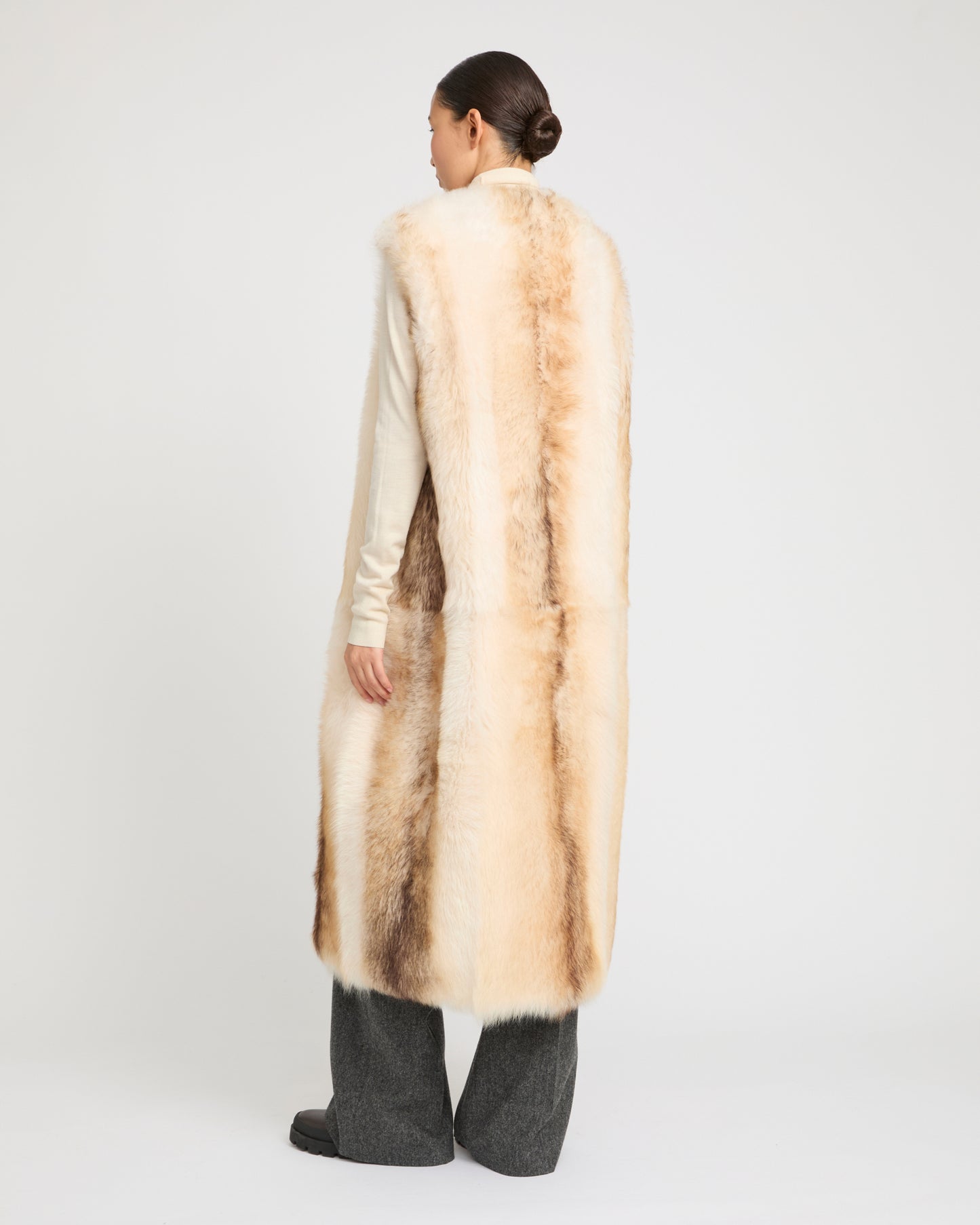 Long Toscana Shearling Vest