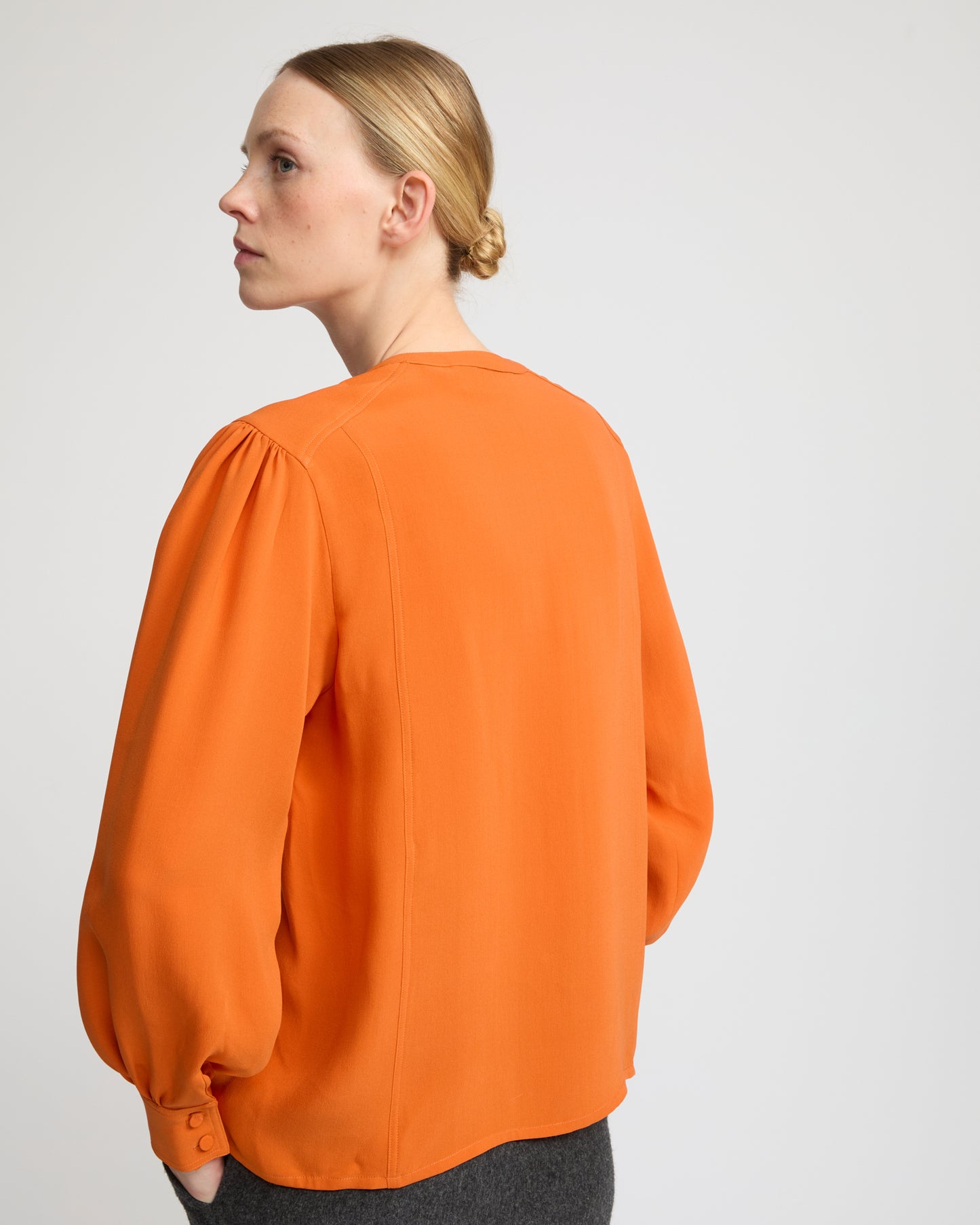 Chemise en crêpe de soie