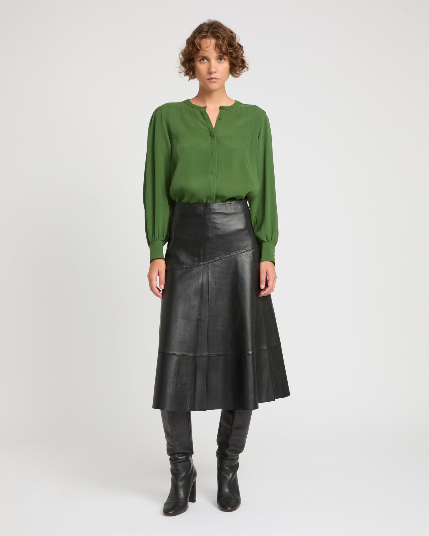 Silk crepe blouse
