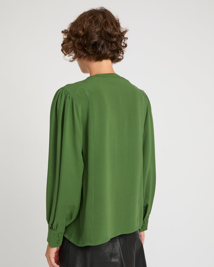 Silk crepe blouse