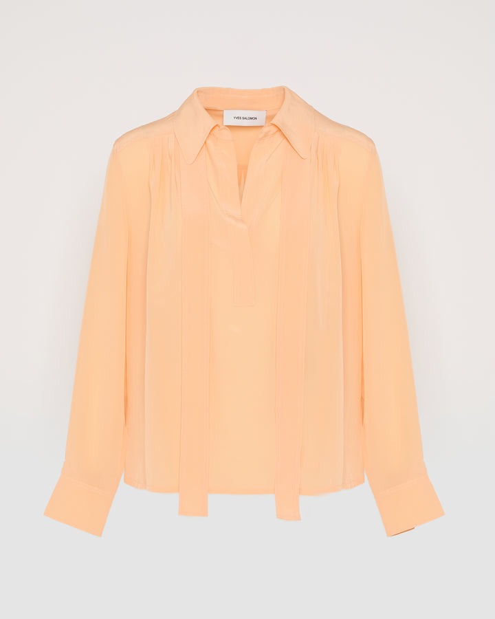 Light silk crepe blouse