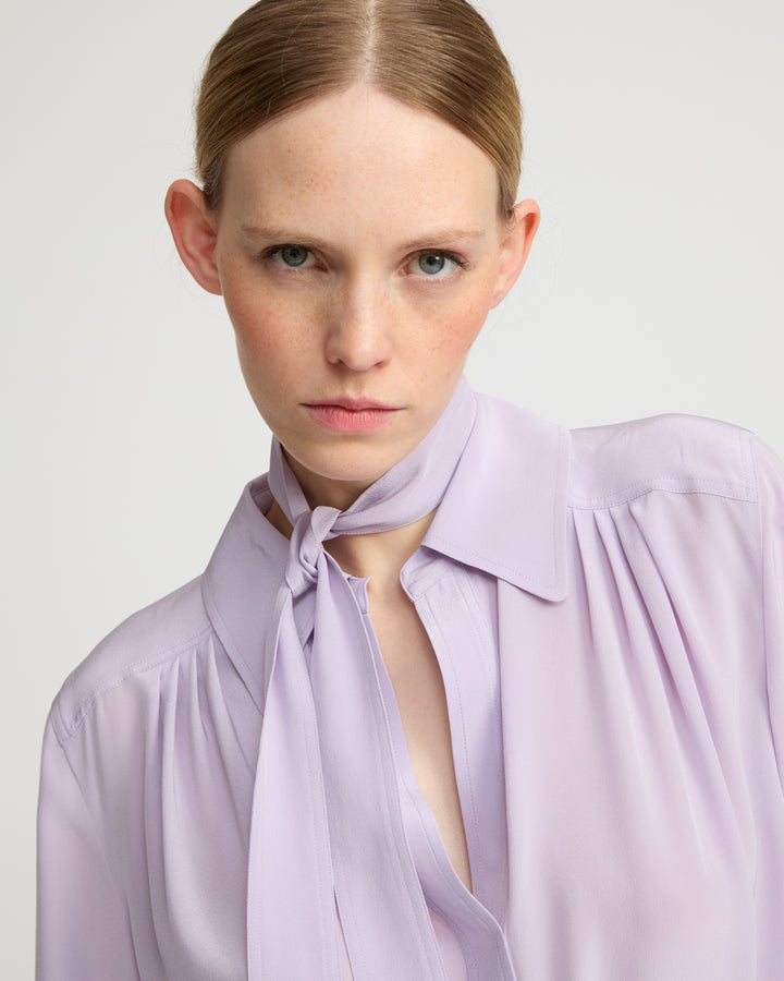Light silk crepe blouse