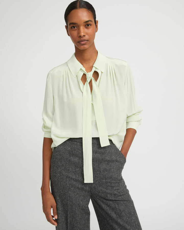 Light silk crepe blouse