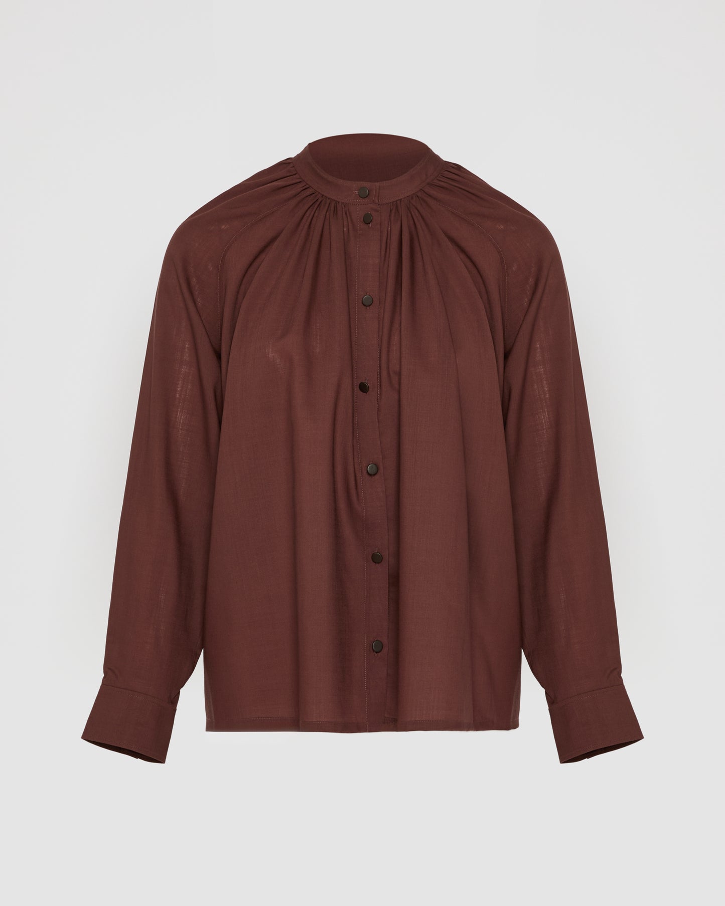 Chemise en voile de laine