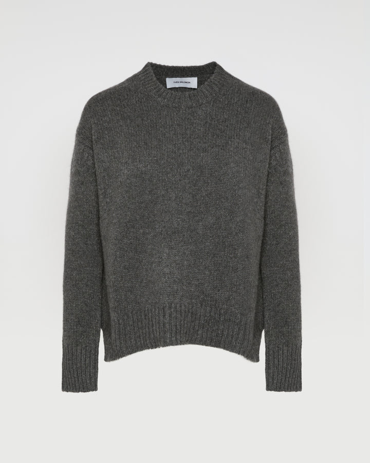 Pull regular en maille cachemire