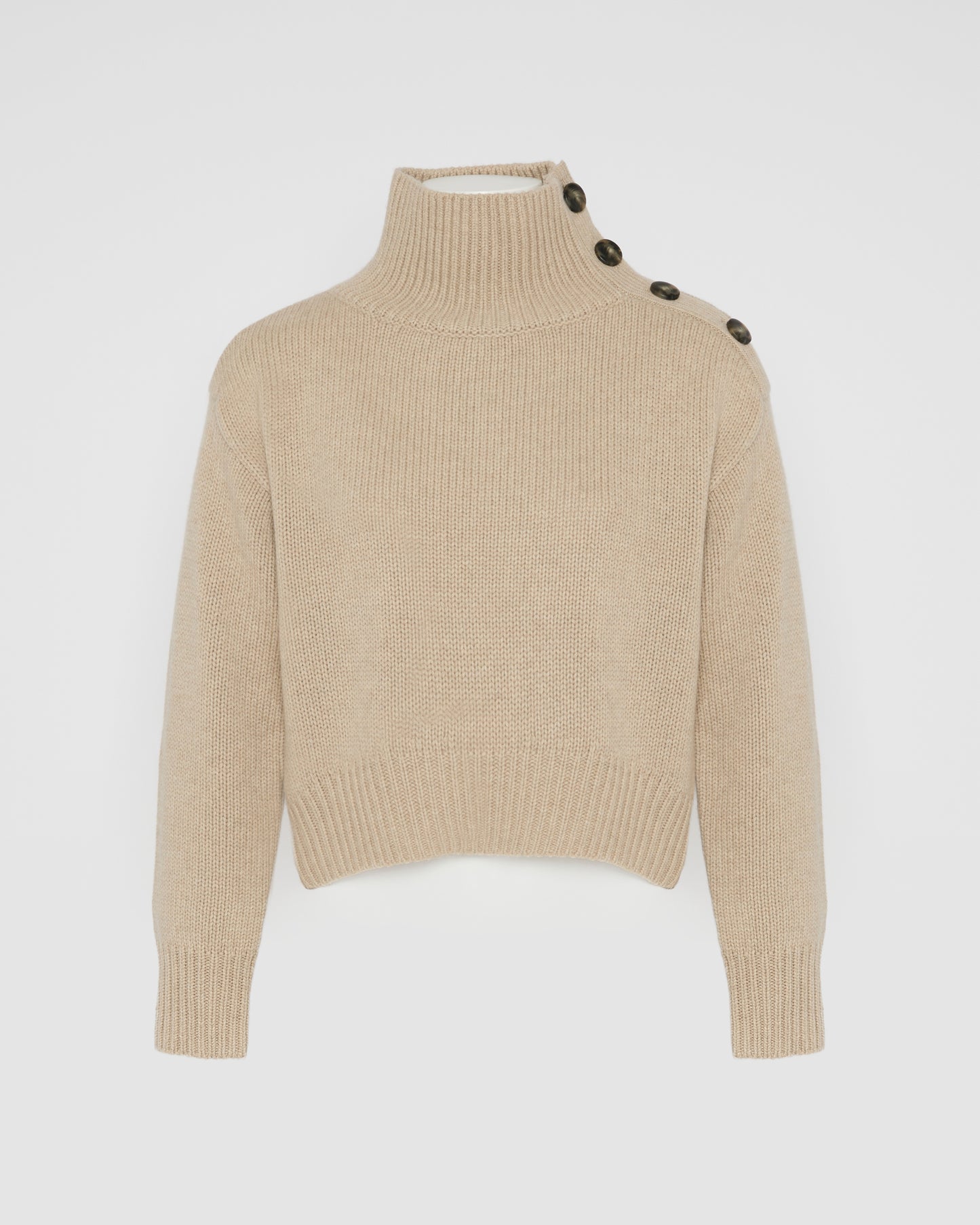 Pull oversize court en maille