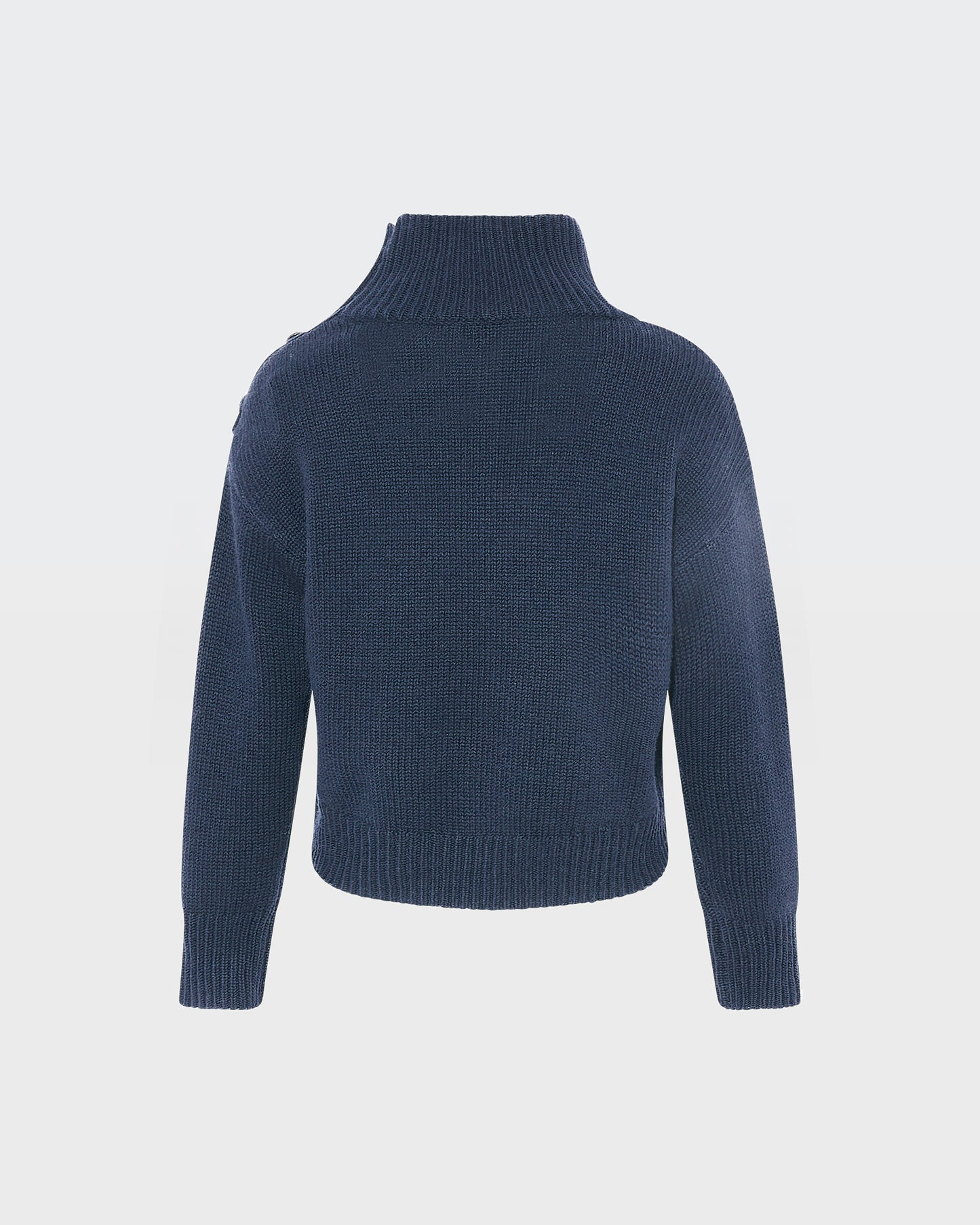 Short oversized knitted jumper