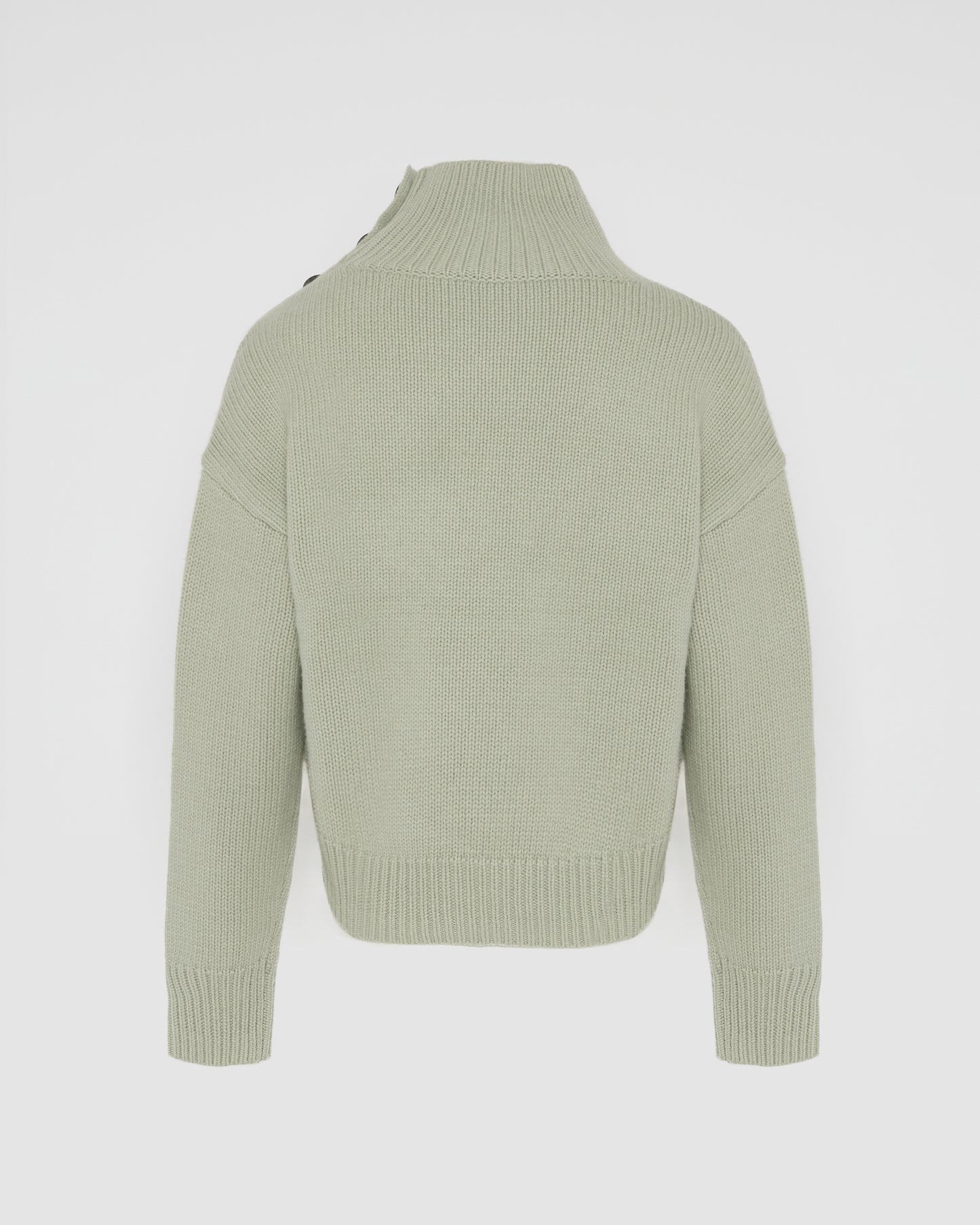 Short oversized knitted jumper