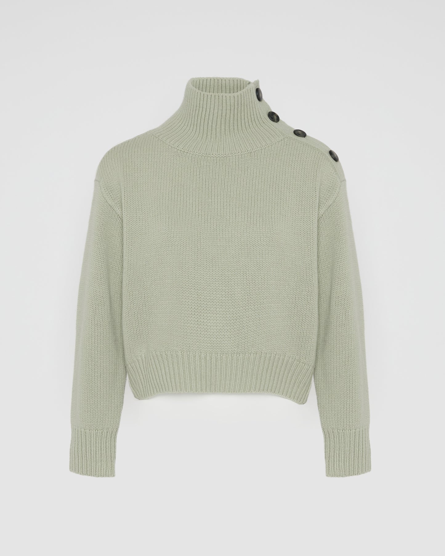 Short oversized knitted jumper