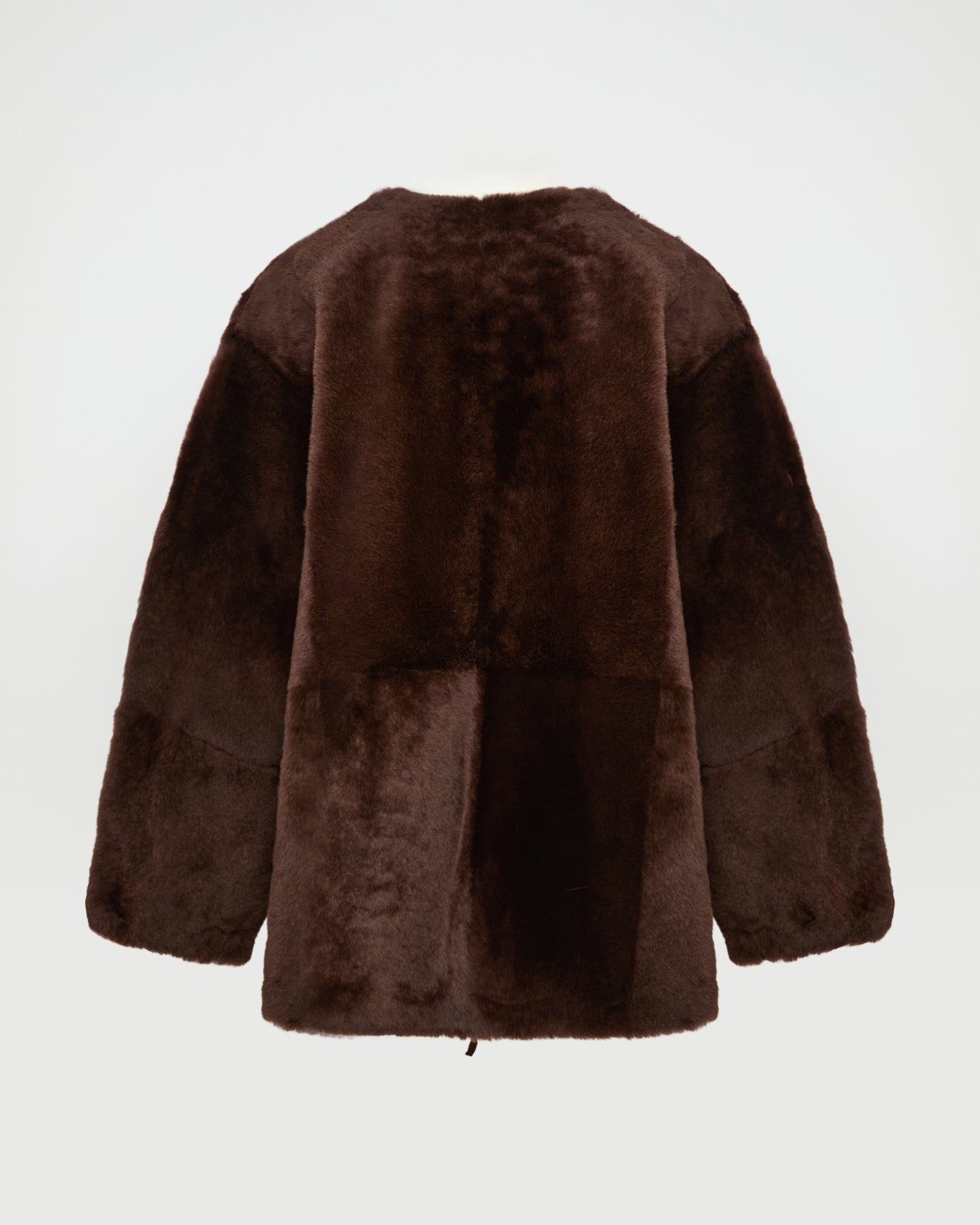 Lambskin shearling sweatshirt