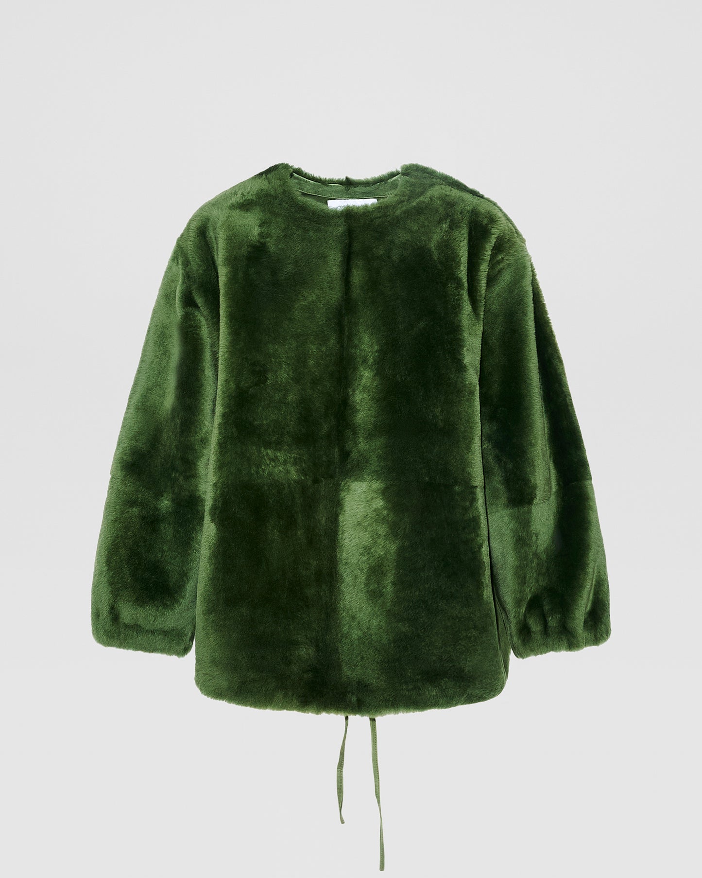 Lambskin shearling sweatshirt