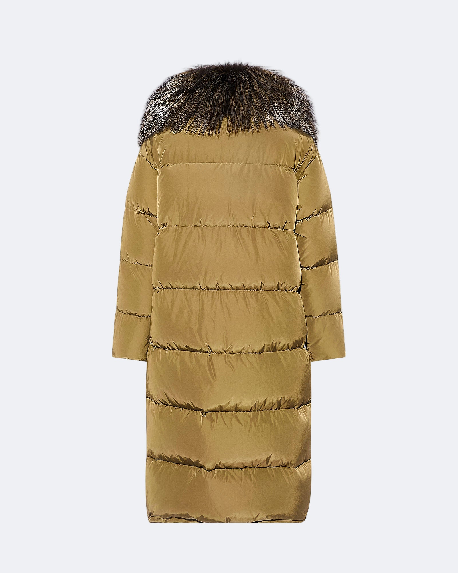 YVES SALOMON ダウン Yves Salomon // Black Fur Down Coat – VSP Consignment