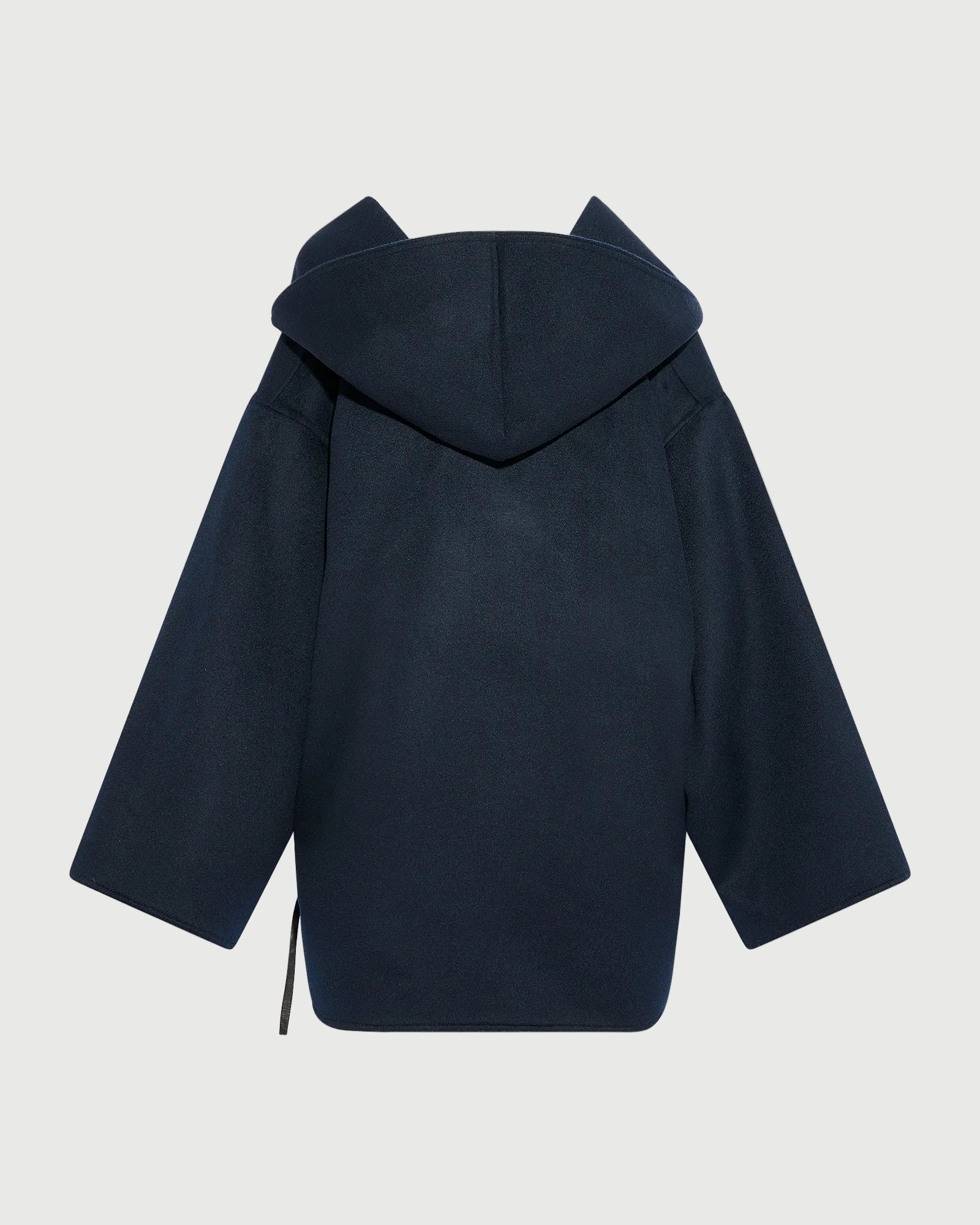 Manteau court oversize en lainage cachemire double face -Yves salomon - Nouvelle collection Printemps Été