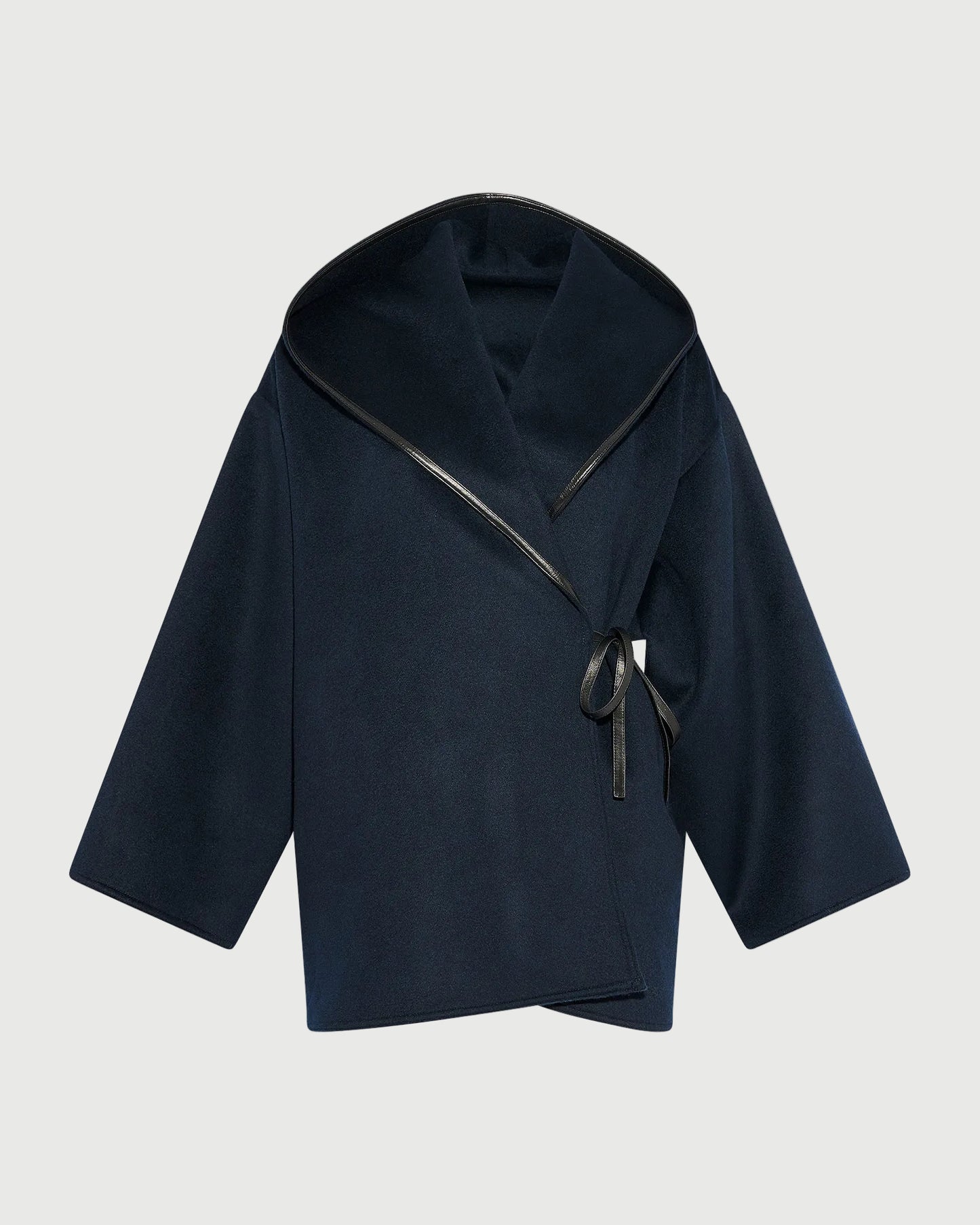 Manteau court oversize en lainage cachemire double face -Yves salomon - Nouvelle collection Printemps Été