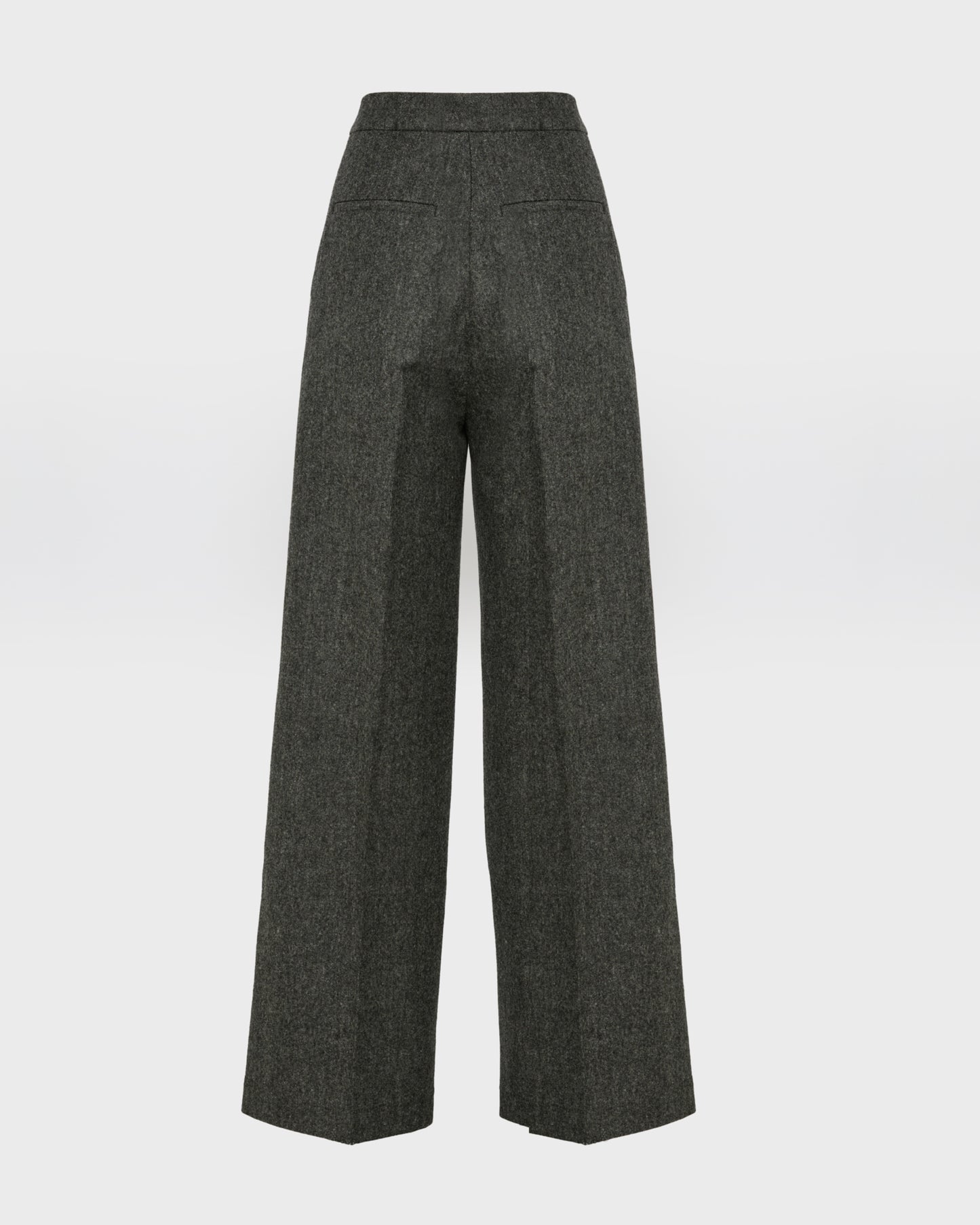 Flannel tailored trousers