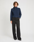 Flannel tailored trousers