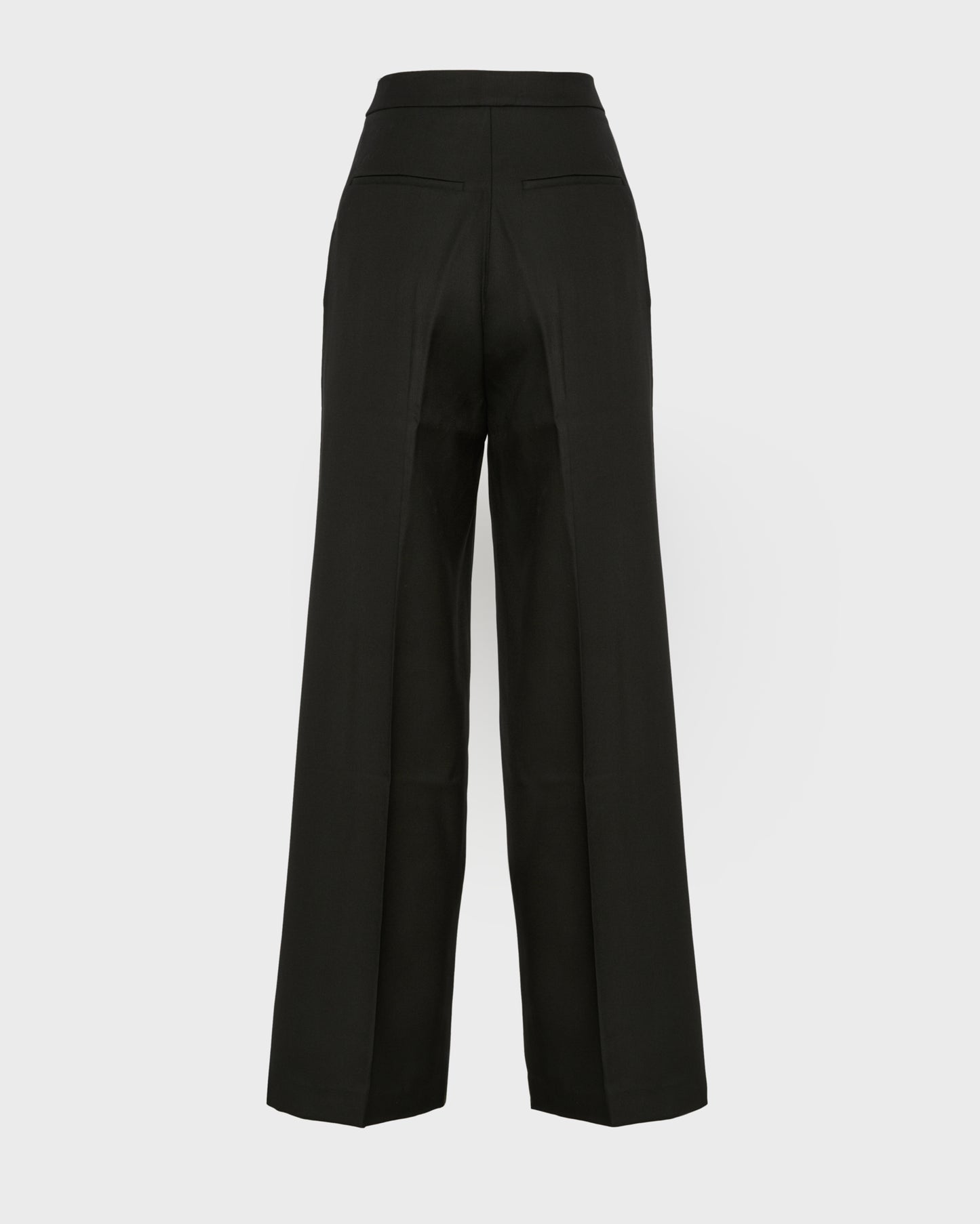 Flannel tailored trousers