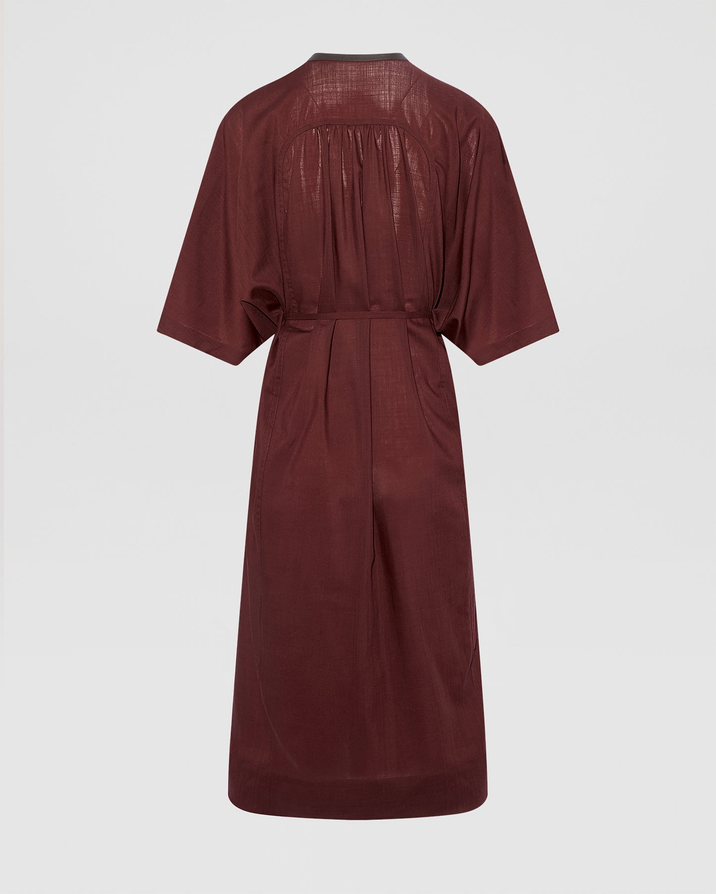 Robe kaftan en voile de laine