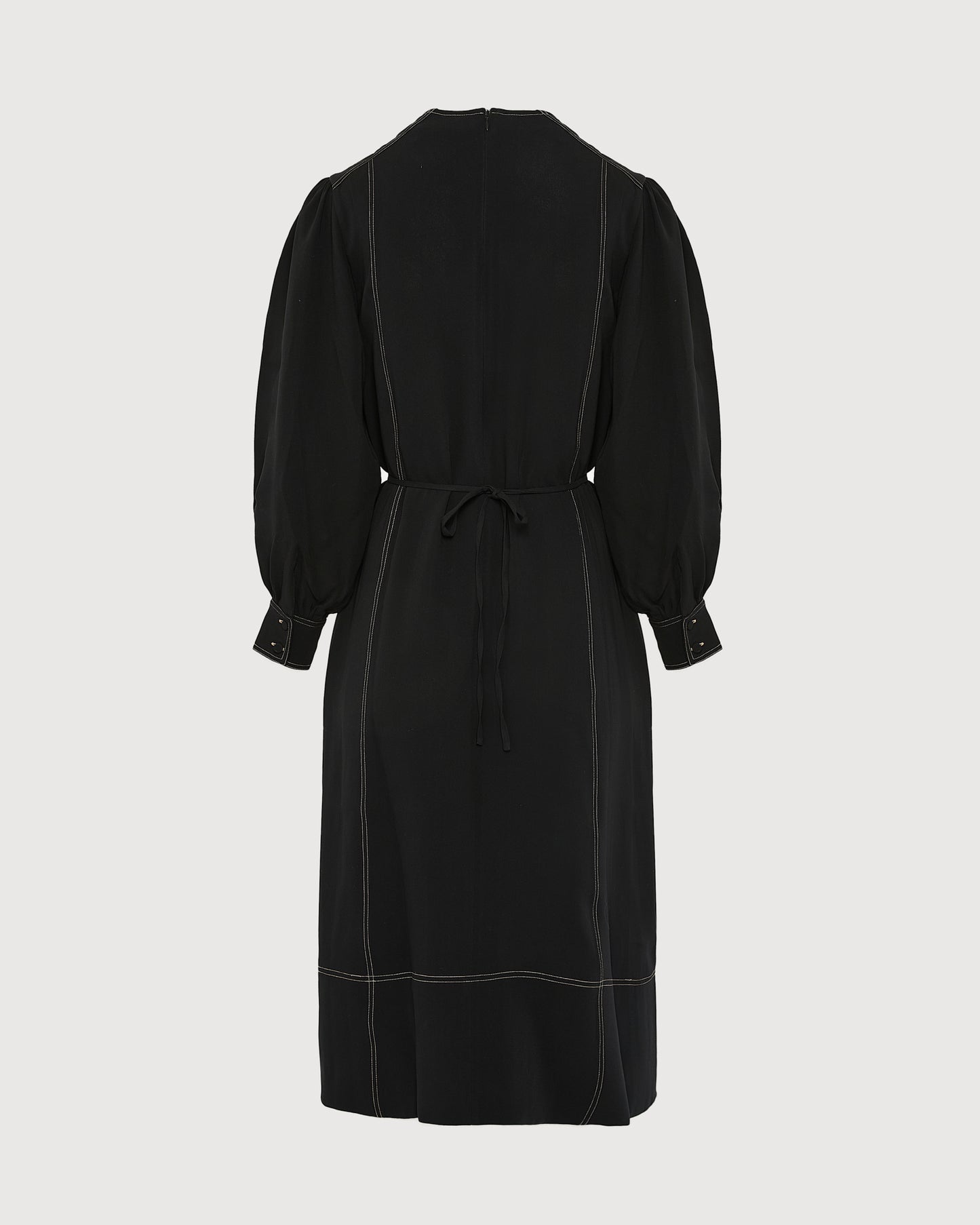 Robe coulissée en crèpe de soie