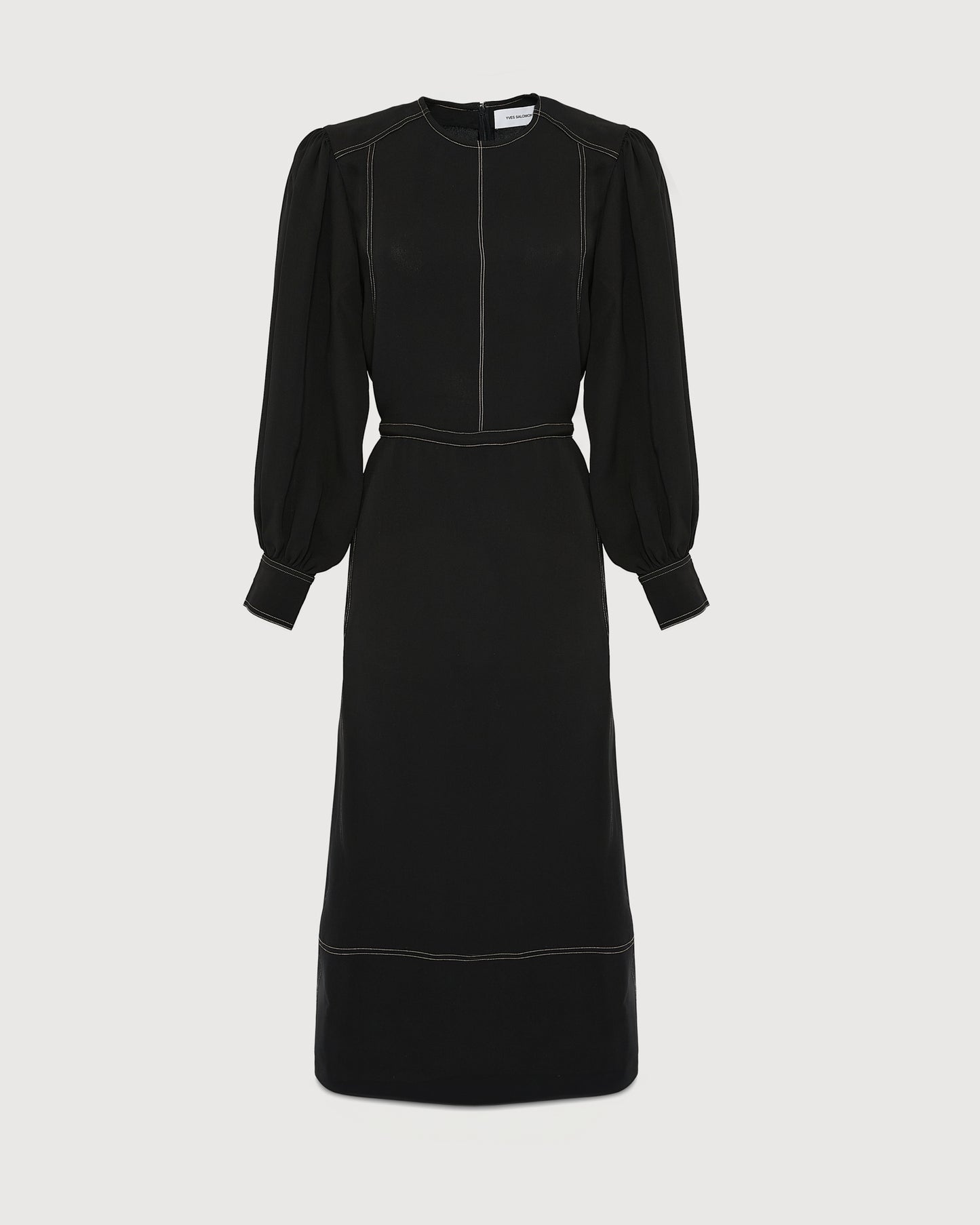 Robe coulissée en crèpe de soie