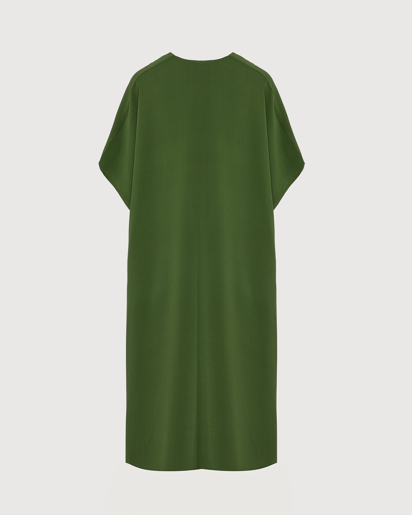 Robe drapée en crêpe de soie -Yves Salomon
