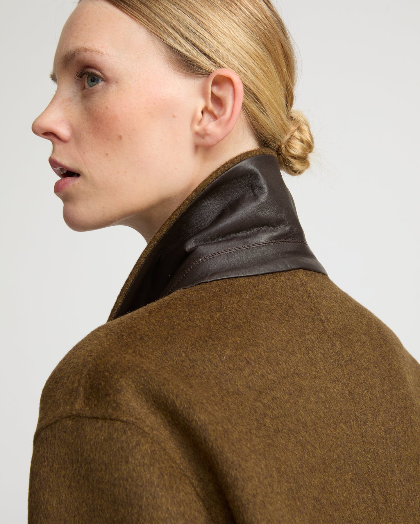 Veste en cachemire mélangé double face -Yves Salomon