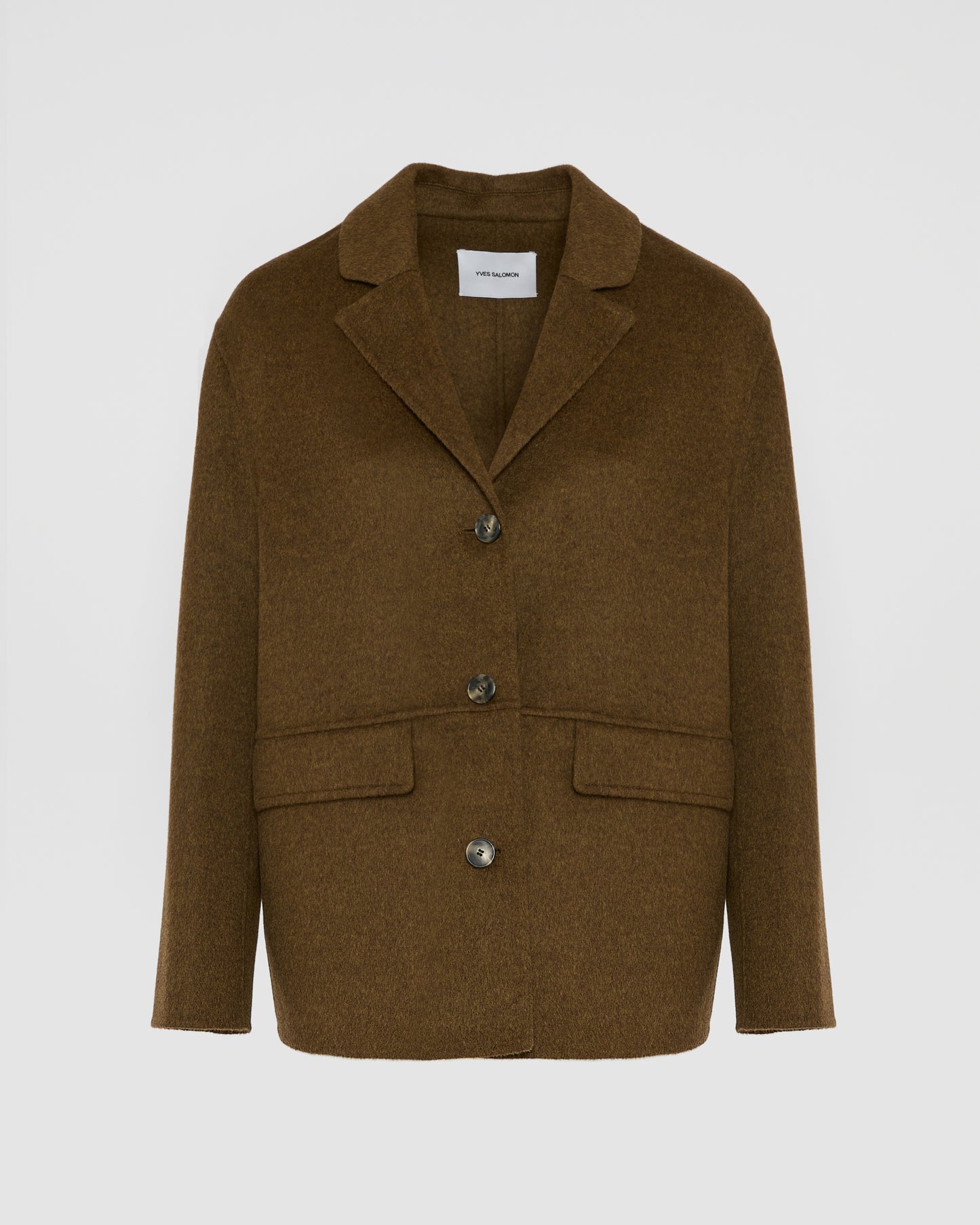 Veste en cachemire mélangé double face -Yves Salomon