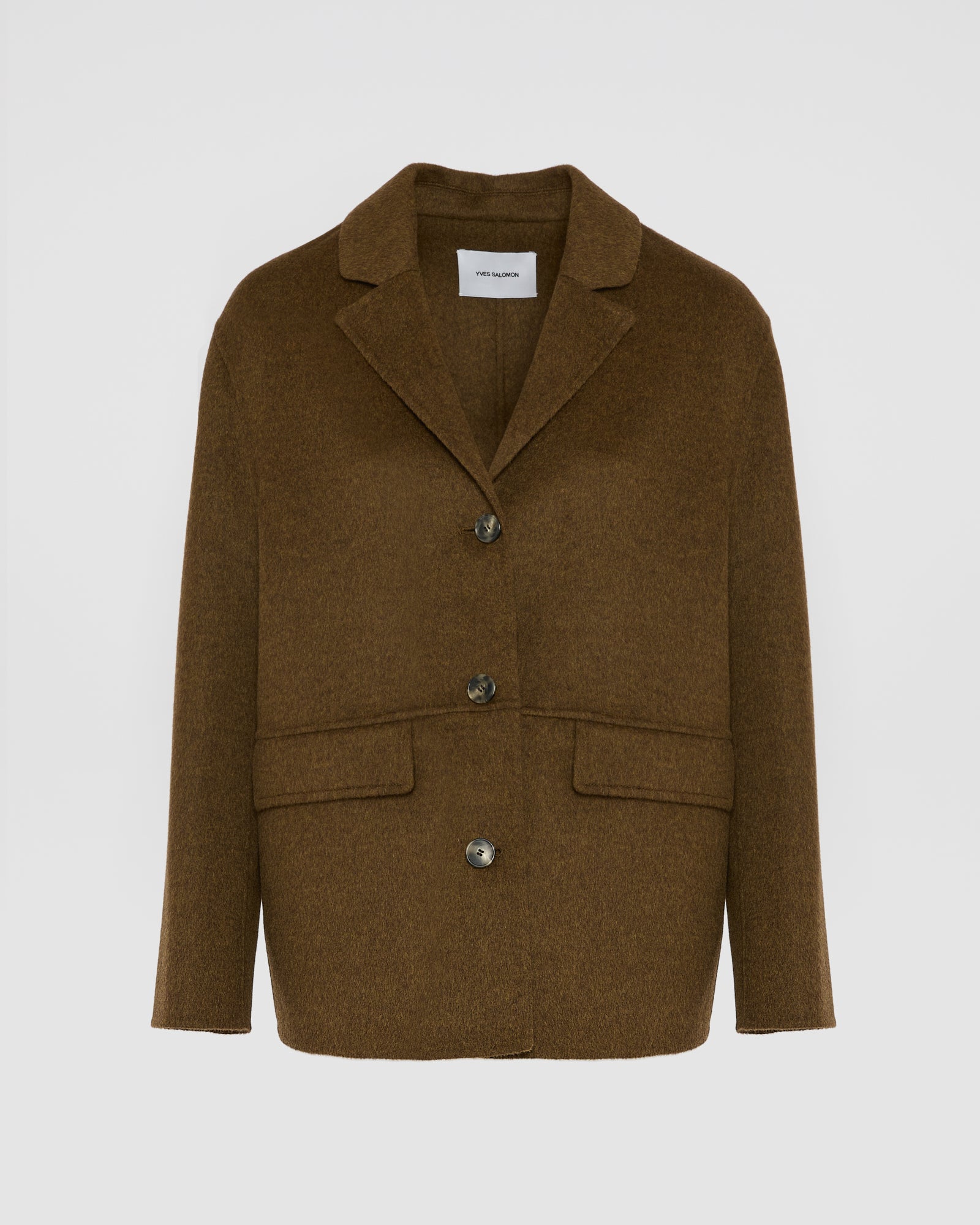 Veste en cachemire mélangé double face -Yves Salomon