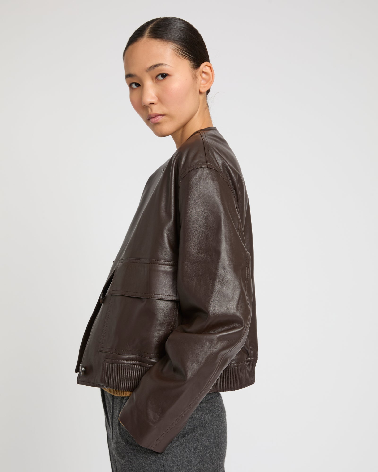 LOUIS VUITTON ダークブラウン ラムスキンライダース48 louis-vuitton--