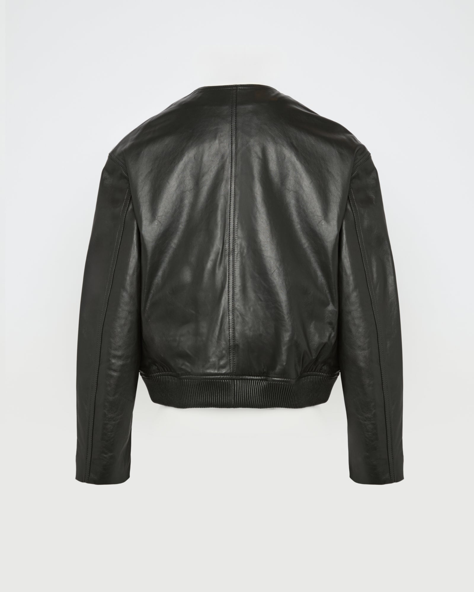Lamb leather jacket - Black - Yves Salomon