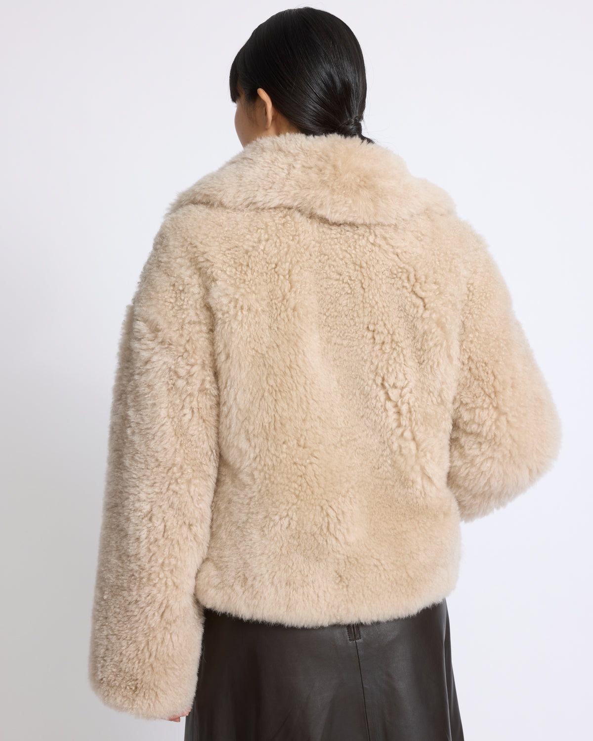 Veste en agneau cachemire et maille Mérinos - Yves Salomon - Nouvelle collection Automne Hiver