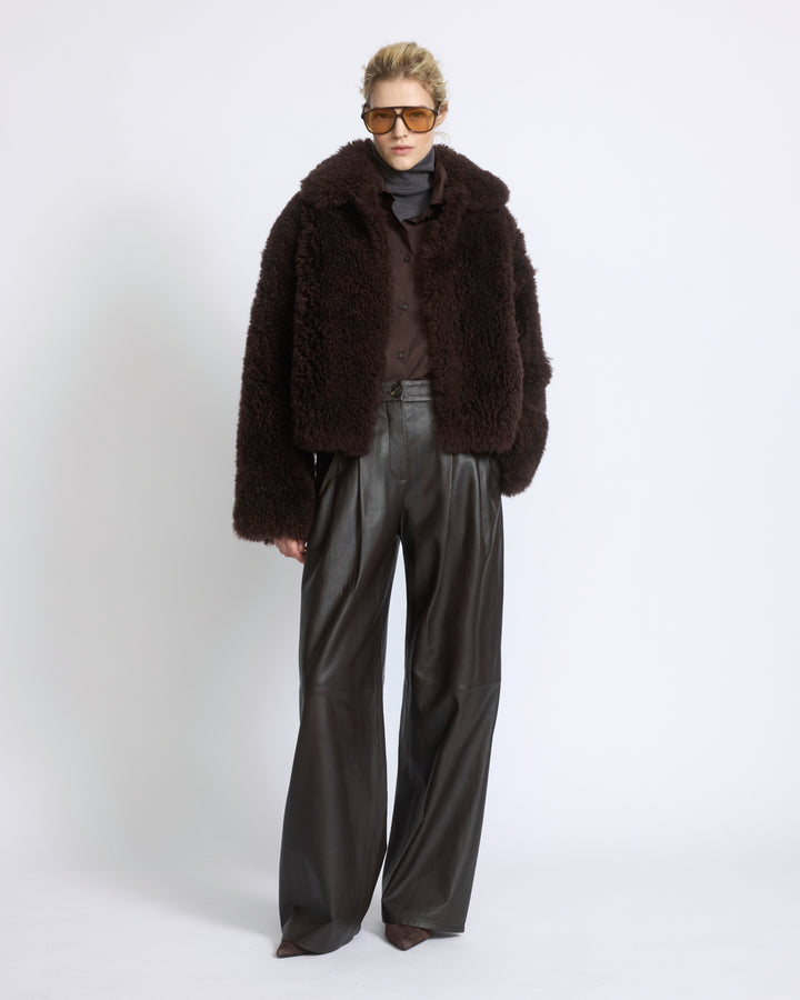 Veste en agneau cachemire et maille Mérinos - Yves Salomon - Nouvelle collection Automne Hiver